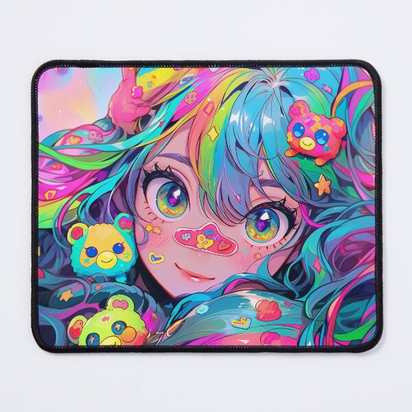 Item preview, Kawaii Rainbow Harajuku Anime Girl designed and sold by bubblegoth.