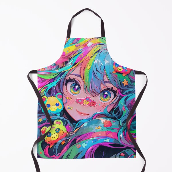 Item preview, Kawaii Rainbow Harajuku Anime Girl designed and sold by bubblegoth.