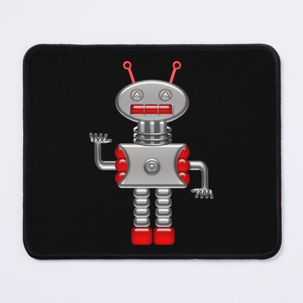 Item preview, Cute Little Red and Silver Girl Robot designed and sold by CheriesArt.
