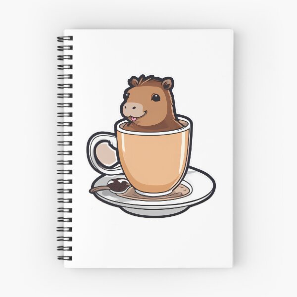 Item preview, Capybara Coffee Moments designed and sold by Mechanical-Artt.
