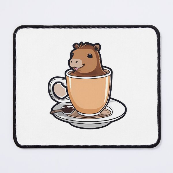 Item preview, Capybara Coffee Moments designed and sold by Mechanical-Artt.