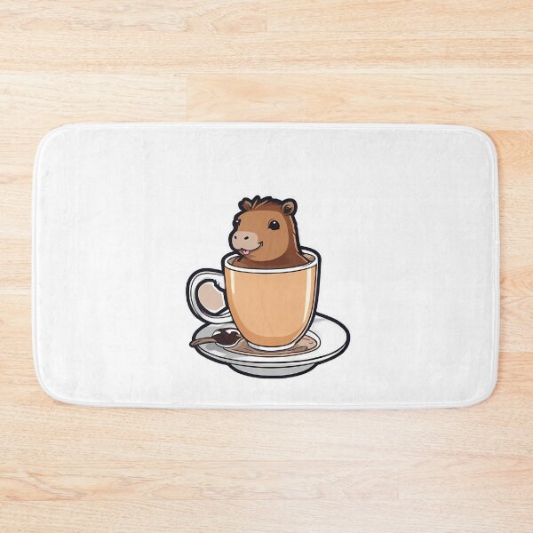 Item preview, Capybara Coffee Moments designed and sold by Mechanical-Artt.
