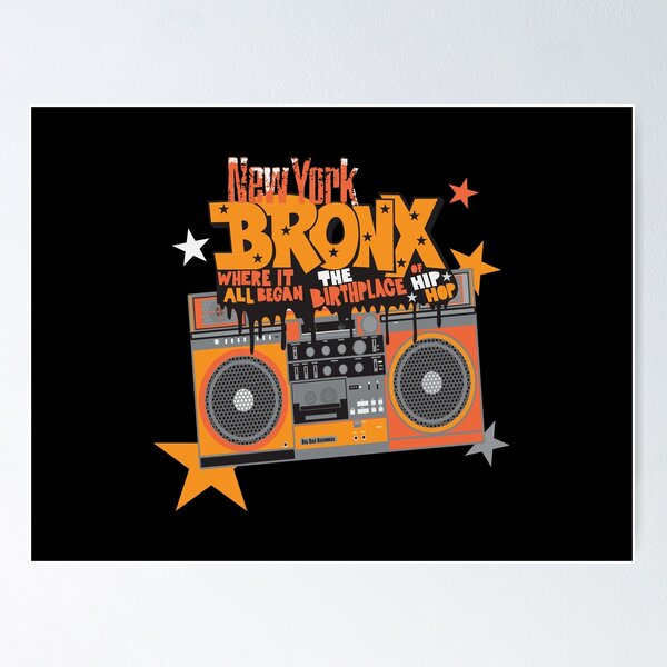 Item preview, Bronx Hip Hop Roots - Groove to the Beat with this ghettoblaster designed and sold by Boogosh.