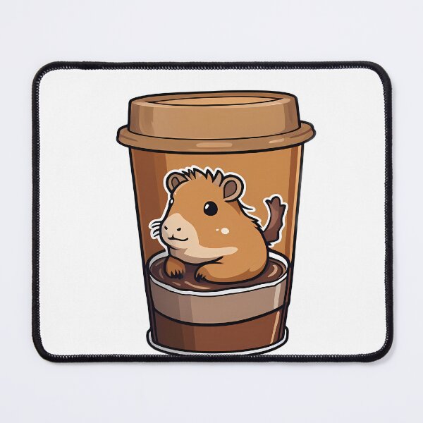 Item preview, Artful Capyccino: Caffeine & Cuteness designed and sold by Mechanical-Artt.