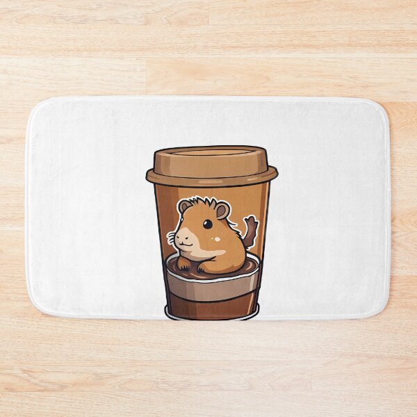 Item preview, Artful Capyccino: Caffeine & Cuteness designed and sold by Mechanical-Artt.