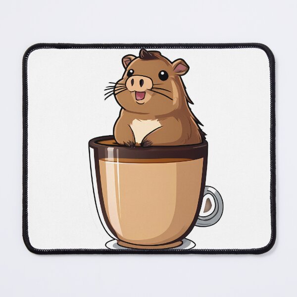 Item preview, Capybara Coffee Serenity designed and sold by Mechanical-Artt.