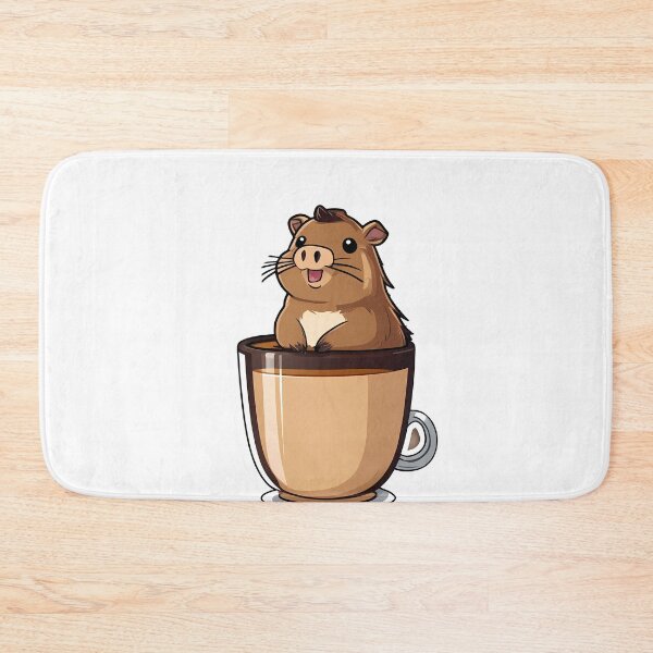 Item preview, Capybara Coffee Serenity designed and sold by Mechanical-Artt.