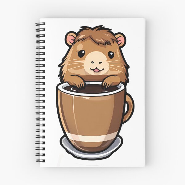 Item preview, Capyccino Cheers: Coffee & Capybaras designed and sold by Mechanical-Artt.