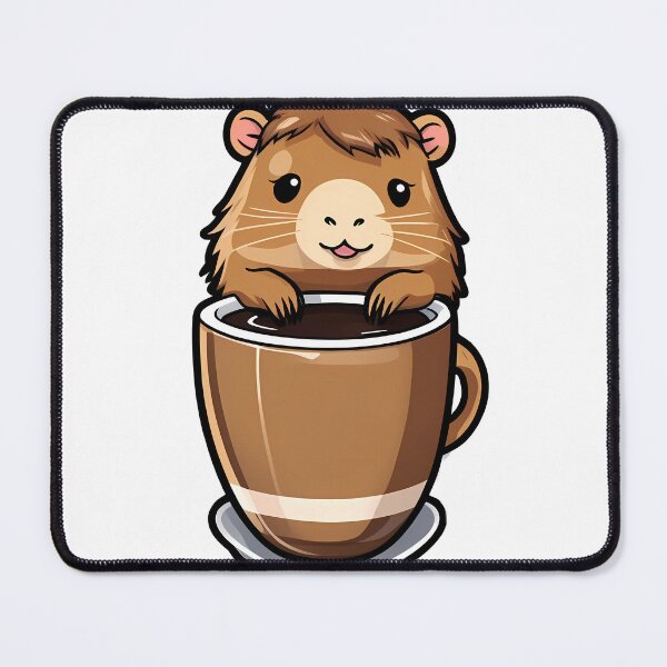 Item preview, Capyccino Cheers: Coffee & Capybaras designed and sold by Mechanical-Artt.