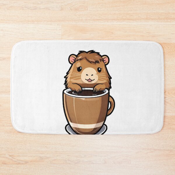 Item preview, Capyccino Cheers: Coffee & Capybaras designed and sold by Mechanical-Artt.