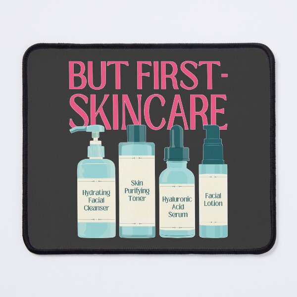 Item preview, Cleanser Toner Serum Lotion Skincare Steps Beauty Secrets designed and sold by ObsidianDaz.