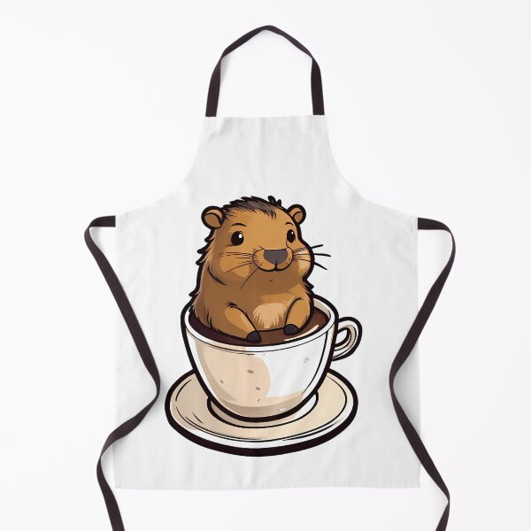 Item preview, Coffee & Capybara Bliss designed and sold by Mechanical-Artt.