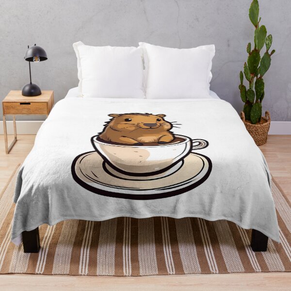 Item preview, Coffee & Capybara Bliss designed and sold by Mechanical-Artt.