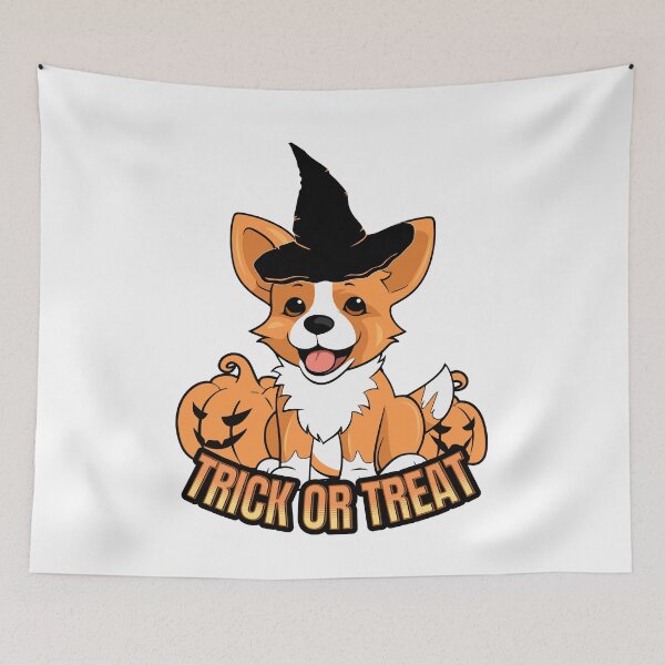 Item preview, Corgi Trick Or Treat Halloween designed and sold by Khihi.