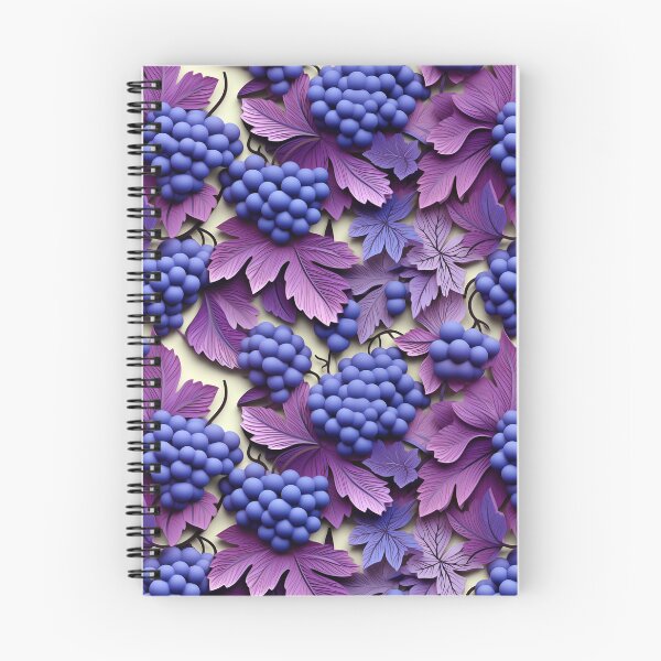 Item preview, Grape Vines Harvest - 3D Paper Art - Red Wine Blues designed and sold by JoanNinjaHen.