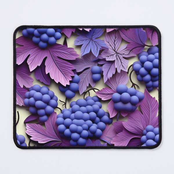 Item preview, Grape Vines Harvest - 3D Paper Art - Red Wine Blues designed and sold by JoanNinjaHen.