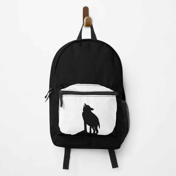 Item preview, wolf howling at the moon designed and sold by GoodNoodThrift.