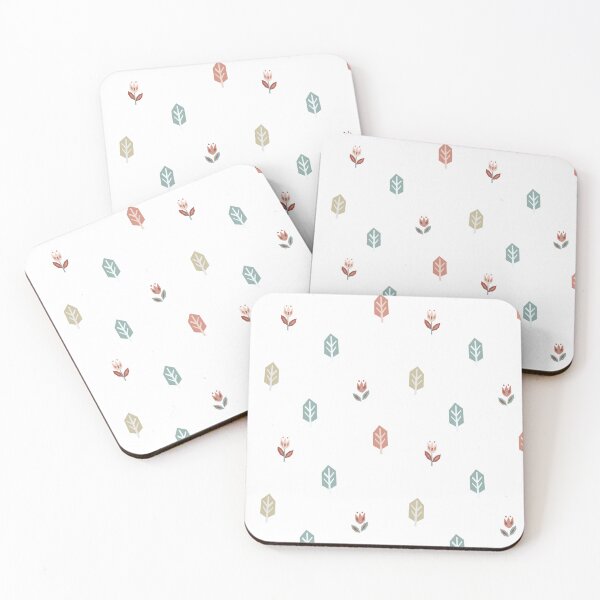 Item preview, Floral cut out seamless pattern for baby textile. Small flowers and trees in pastel colors designed and sold by Eridanka.