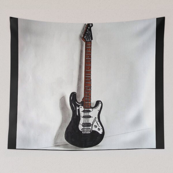Item preview, Guitar Colorful drawing designed and sold by MubaraksArt.