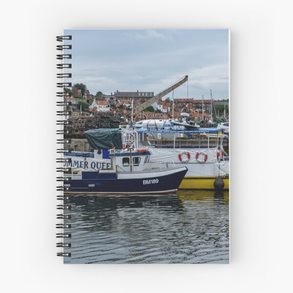 Item preview, Fishing boats in Whitby harbour designed and sold by yackers1.