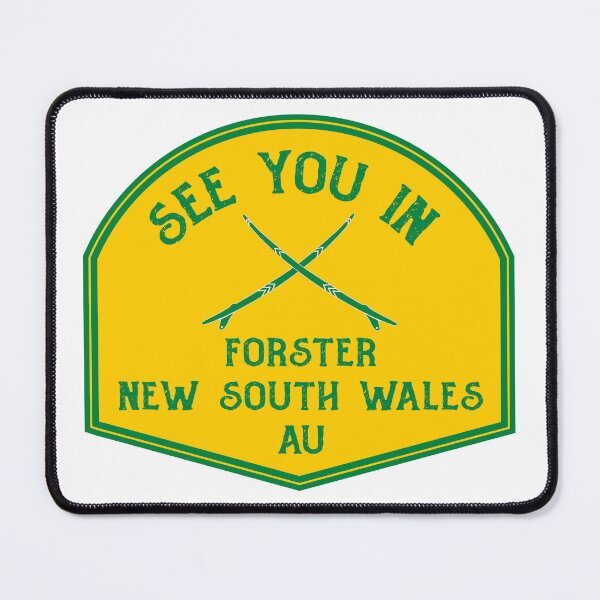 Item preview, Forster-New South Wales-Australia-Green and Gold-See You In Forster designed and sold by defimo.