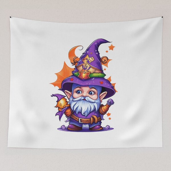 Aperçu de l'œuvre Gnome d'Halloween Gloomspark créée et vendue par TrickstersTrove.