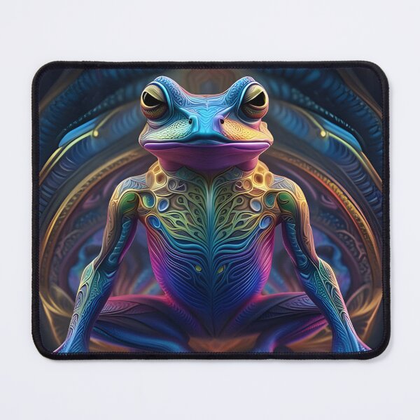 Item preview, Froggy Animal Spirit (26) - Trippy Psychedelic Frog designed and sold by TheThirdEye.