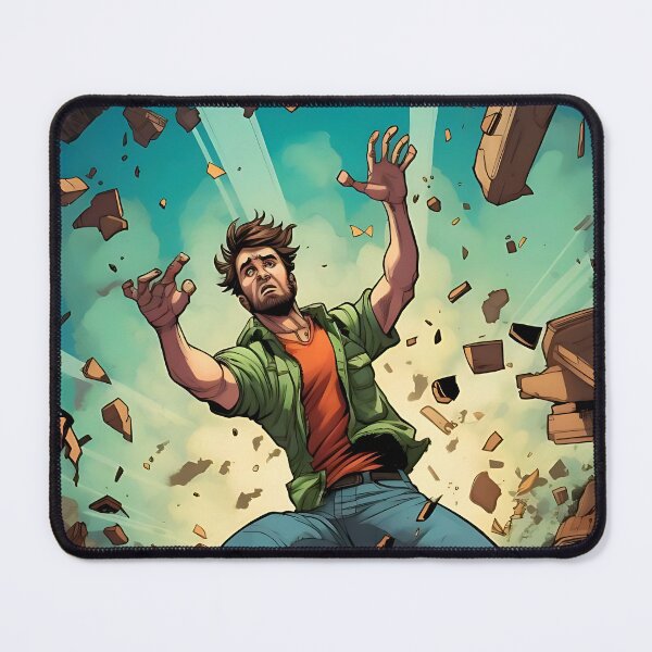 Item preview, Resilience in the midst of ruin: people, rubble and blue sky designed and sold by ArrangedDesigns.