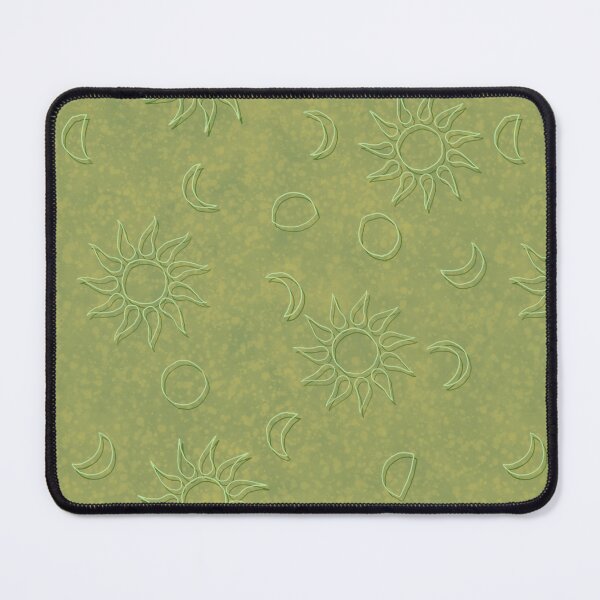 Item preview, Celestial moon phases sun autumnal moss green designed and sold by cashewdays.