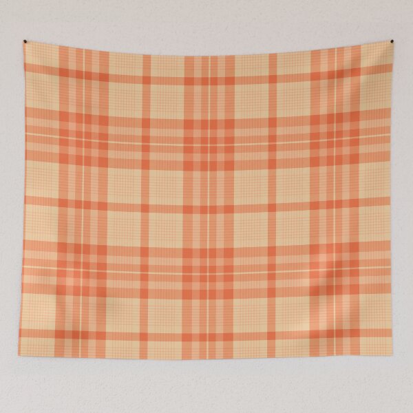 Item preview, Fall Light Orange Tartan Pattern designed and sold by iCraftCafe.