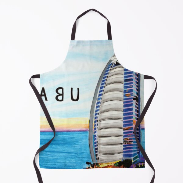 Item preview, Burj Al Arab colorful Drawing designed and sold by MubaraksArt.