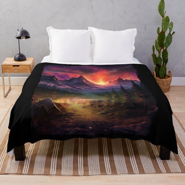 Item preview, Northern Light Aurora Borealis Scenery Mountains Rivers Trees designed and sold by NLTees.
