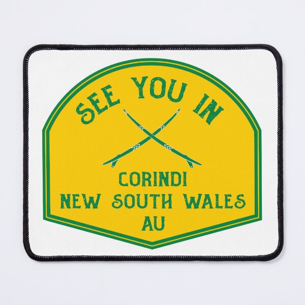 Artikelvorschau, Corindi-New South Wales-Australien-Grün und Gold-Wir sehen uns in Corindi entworfen und verkauft von defimo.