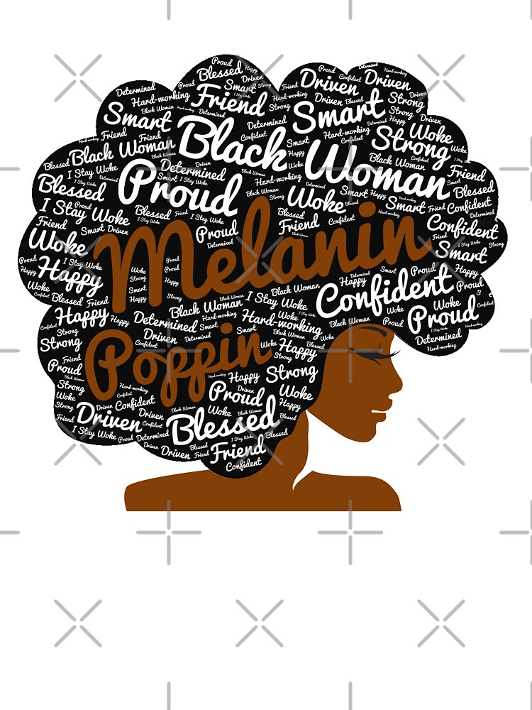 Natural Hair Black Queen Friend T-Shirt For Black Girl Natural Hair Black Queen Friend T-Shirt For Black Girl