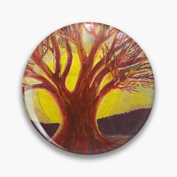Item preview, Sunset behind life tree designed and sold by Jackiekatz1.