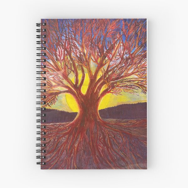 Item preview, Sunset behind life tree designed and sold by Jackiekatz1.