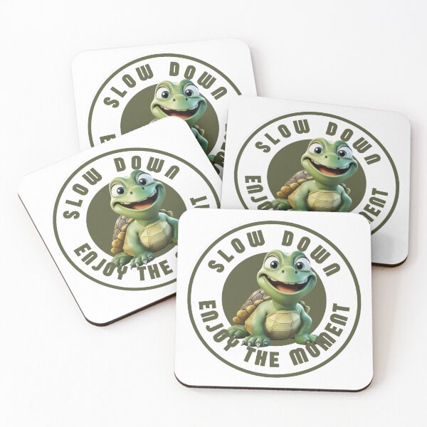 Item preview, Turtally Relatable: A Turtle's Witty 'Slow Down' Advice designed and sold by Dan Edwards.
