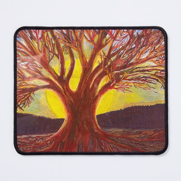 Item preview, Sunset behind life tree designed and sold by Jackiekatz1.