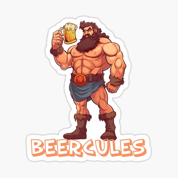Item preview, Funny Craft Beer Lover Beercules designed and sold by MintaApparel.