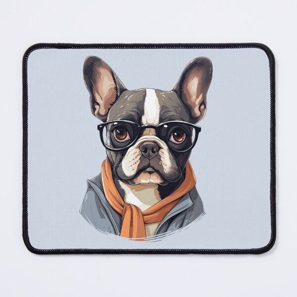 Item preview, Hipster French Bulldog designed and sold by ZombieLH.