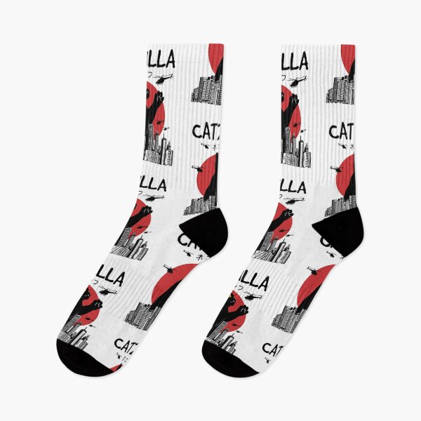 Item preview, Japan Catzilla Unleashed - Feline Fury Meets Art designed and sold by ElLocoMus.