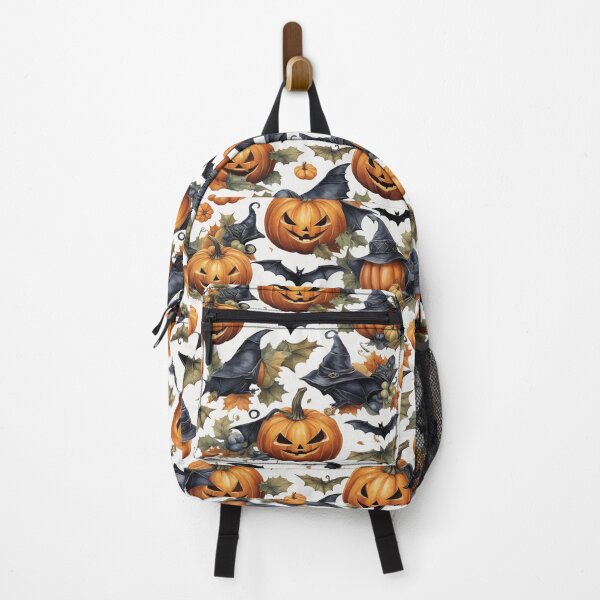 Item preview,  Spooky Halloween Pattern with Bats and Pumpkins designed and sold by al21ex.