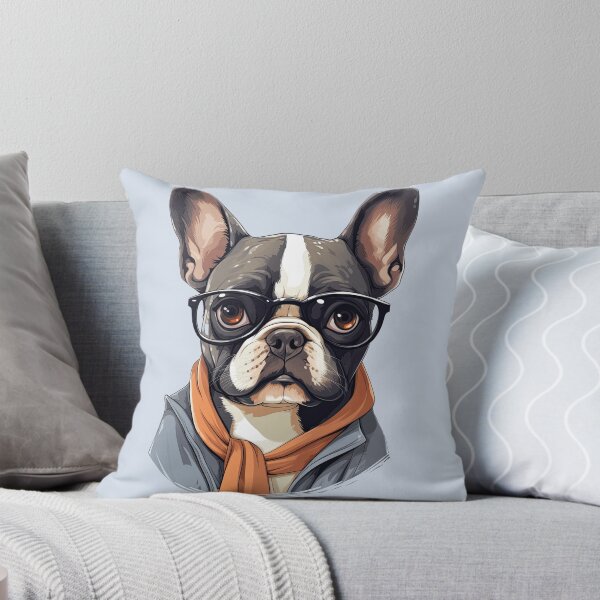 Item preview, Hipster French Bulldog designed and sold by ZombieLH.