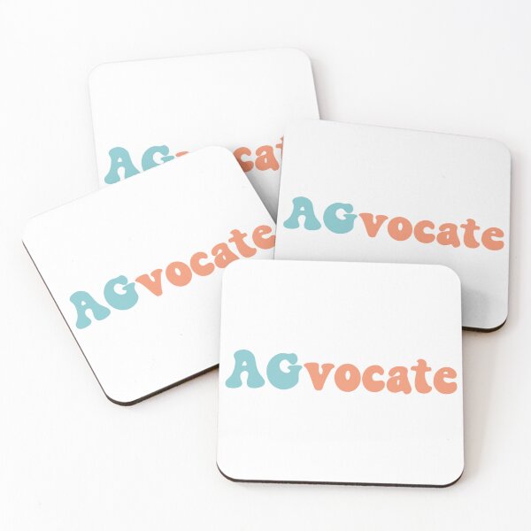 Item preview, AGvocate- teal and orange  designed and sold by mayceet.