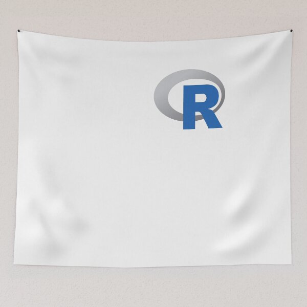 Item preview, R Official Logo Programming Language T-Shirt designed and sold by Rainwater Merch.
