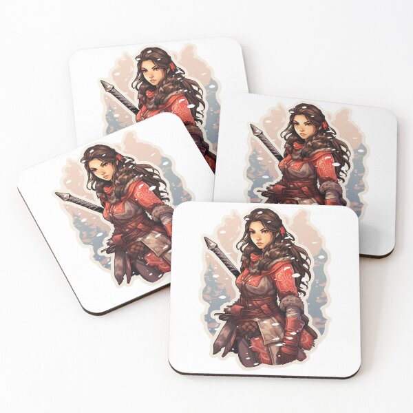 Item preview, D&D Artic Female Fighter designed and sold by TellezStickers.