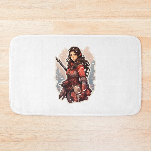 Item preview, D&D Artic Female Fighter designed and sold by TellezStickers.