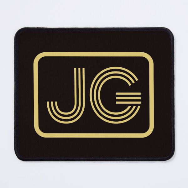 Item preview, JG Initials Gold Geometric Letters designed and sold by Jeallan Designs.