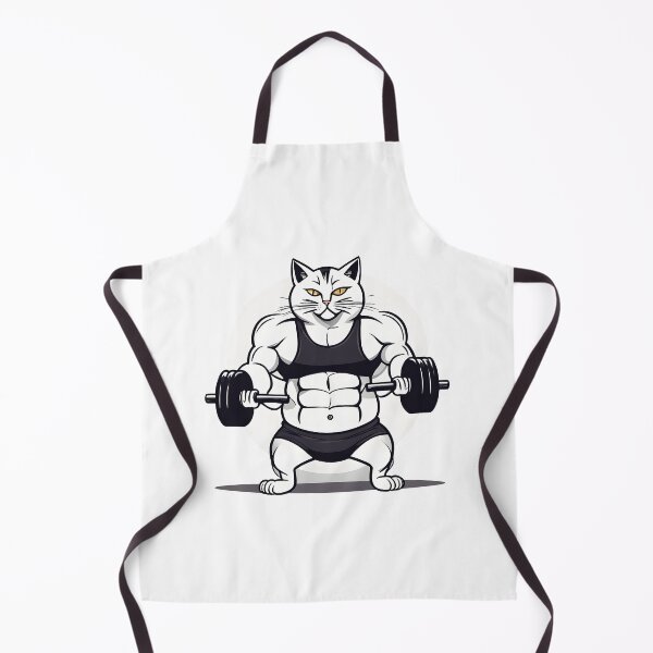 Item preview, Cat doing gym  designed and sold by Alchemy Ink.