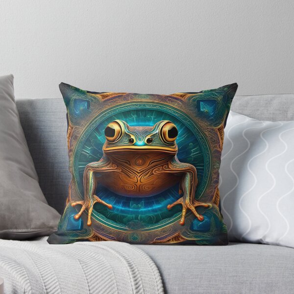 Item preview, Froggy Animal Spirit (27) - Trippy Psychedelic Frog designed and sold by TheThirdEye.